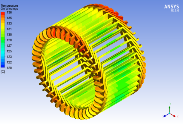 电机散热仿真分析解